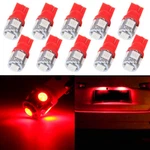 10PCS Ultra Red T10 194 W5W 5SMD Led Speedometer Instrument Panel Lights Lamp. Fixed Price $8.52.