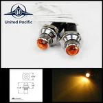 Pair Mini Amber Pilot Dash Indicator Warning Lights 12V Classic Hot Rod Vintage. Fixed Price $10.44.