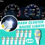 10X White T10 194 Led Bulbs For Instrument Panel Gauge Cluster Dash Light. Fixed Price $9.10.