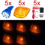 5PC Amber Cab Marker Clearance Light Lens 12V 3020 Led +T10 Harness Kit Truck. Fixed Price $13.77.