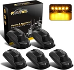 Partsam 5PCS For F250 F350 F450 Smoke Cab Lights Amber Led Marker Roof Runni. Fixed Price $63.88.