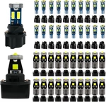 Wljh 40 Pack 194 168 T10 T5 Led Bulbs With Sockets, Non Polarity, Dimmable. Fixed Price $33.43.