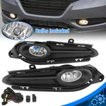 Fits 2016-2018 Honda Hr-v Hrv Pair Clear Fog Lights Bumper Lamps+bezel+switch. Fixed Price $34.99.