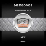 Genuine Honda Interior Lamp Bulb Rear 34295SD4003. Fixed Price $39.00.