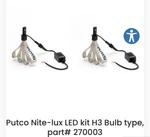 Putco Lighting 270003 - Exterior Cornering. Fixed Price $120.00.