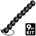 Recon 264227AMBK Universal Led Air Damn Light Kit 9PC. Smoked/amber. Fixed Price $249.95.