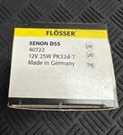 Flosser Hid/xenon Bulb # 40722 PK32D-7 Fits Audi Fiat, Dodge & More. Fixed Price $118.76.