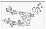 Genuine Volkswagen Daytime Run Lamp 5GE-941-056-B. Fixed Price $250.68.