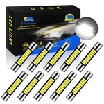10 Pack White 29MM Festoon Led Car Visor Mirror 6641 6612F 4014-9SMD 12V. Fixed Price $17.90.