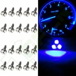 20PCS Blue Wedge T5 3-SMD Led Bulbs Dash Instrument Gauge Speedometer Light 74. Fixed Price $10.09.