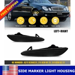 Front Bumper Side Marker Lights Smoked Lens For 2003-2006 Mercedes W211 E-class. Fixed Price $15.19.