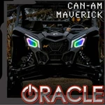Oracle Lighting 17-23 Fits Can-am Maverick X3 Dynamic Rgbw Headlight Halo Kit. Fixed Price $313.00.