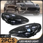 Pair Led Headlights For Porsche Cayenne 958.1 2011-2014 Front Lamps Assembly. Fixed Price $872.00.