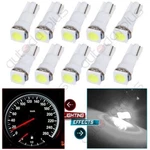 10PCS Xenon White T5 5050 1SMD Wedge Led Bulb Instrument Cluster Lights 74 37 70. Fixed Price $7.51.