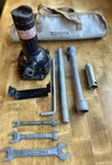 Toyota Land Cruiser Fj 60 62 Bottle Jack W/ Original Bag Tools. Fixed Price $189.00.