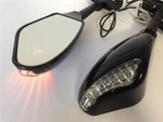 New Turn Signal Yellow Led Lights Mirrors For Honda Cbr Suzuki Gsxr TL1000R. Fixed Price $24.44.
