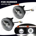For 2003-09 Hummer H2 Pair Led Front Bumper Fog Lights Halo Daytime Running Lamp. Fixed Price $149.39.