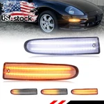 Smoked Dynamic Led Front Parking Turn Signal Lights For 00-02 Mitsubishi Eclipse. Fixed Price $47.99.