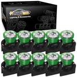 Partsam T10 194 168 Led Dash Instrument Light Bulbs Green With Twist Lock Socket. Fixed Price $20.99.