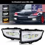 For 2004-2006 Mitsubishi Lancer Led Drl Fog Light Daytime Running Lamp W/ Turn. Fixed Price $97.20.