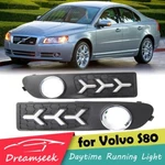 Led Drl Fog Lamp For Volvo S80 2006-2013 Daytime Running Light Fishbone Shape. Fixed Price $103.54.