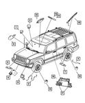 Genuine Mopar Pinch Sensor Left 55396911AB. Fixed Price $16.70.
