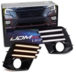 Jdm Style White/amber Switchback Led Drl Fog Bezels Subaru 2022-24 Forester. Fixed Price $86.09.