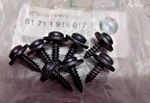4X Original Bmw E30-E28-E34-Z3 Trunk Trim Sheet Metal Screws 51711916017. Fixed Price $25.00.