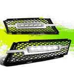 Oe Front Bumper Abs Fog Grill Bezel Led Drl For 06-08 E90/E91 3-SERIES 4D/5D. Fixed Price $75.38.
