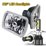 Pair 7X6" 5X7" Led Headlights Square High Low Fit Ford Cargo Van Chevy F-59. Fixed Price $69.99.