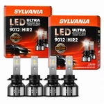 Sylvania 9012 HIR2 Led Headlight Bulbs Ultra 6000K 4 Pack Lot. Fixed Price $80.95.