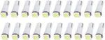 Cciyu T5 58 70 73 74 Dashboard Gauge 1-SMD 5050 Led Wedge Lamp Bulbs 20PACK. Fixed Price $8.51.
