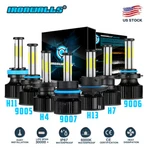 6-SIDE 6000K White Led Headlight High Low Beam Fog Bulbs Conversion Kit. Fixed Price $23.99.