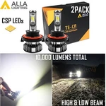 Alla Lighting X3 Led H13 Headlight High & Low Beam Bulbs Lamps Xenon White. Fixed Price $49.98.