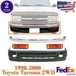 Front Bumper Cover + Chrome Trim Signal Lights For 1998-2000 Tacoma 2WD. Fixed Price $308.88.