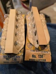 2 Box Of 16 Total General Electric 136 Miniature Base Lamps Light Bulbs. Fixed Price $22.25.