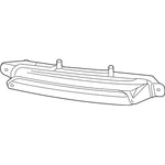 New Genuine Mercedes-benz Daytime Running Light 0999067901 / 099-906-79-01 Oem. Fixed Price $279.27.