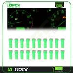 20X T5 3014 3-SMD Led Car Dashboard Light Wedge Base Bulbs Green For Honda. Fixed Price $8.99.