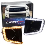 White/amber Switchback Led Fog Bezel Daylight Drl Kit For Toyota 2014-21 Tundra. Fixed Price $98.09.