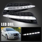 Led Drl Oe Bumper Fog/daytime Running Light+bezel Kit For 2011-2016 Chevy Cruze. Fixed Price $42.99.