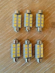 6X 578 Led Bulbs 42MM 1.65" 8SMD 6000K Festoon Interior Map Dome Door Lights. Fixed Price $9.99.