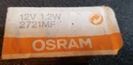 Vintage Osram 2721MF Dash Indicator Bulb Printed Circuit Board Mounted. Fixed Price $8.95.