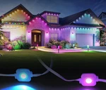 50FT Permanent Outdoor Lights, IP67 Waterproof Smart Rgb Led Eave With Ap. Fixed Price $24.99.