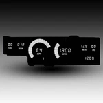 1978-1988 Cutlass Direct Replacement Gauge Cluster, White Leds, Made In Usa. Fixed Price $434.18.