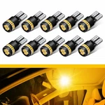 Amber Yellow 168 Auxito 194 W5W 921 Light Interior Side Marke Led Bulb 10SET. Fixed Price $17.09.
