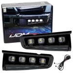 Modular Bumper Fit White/amber Switchback Led Drl Fog Lights G6 Ford Bronco. Fixed Price $94.09.
