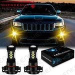 For Jeep Grand Cherokee 2011-2012 2X Yellow Led Fog PSX24W Light Bulbs Lamp. Fixed Price $20.94.