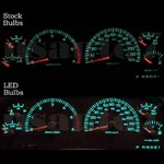 Dash Cluster Gauge Green Smd Leds Lights Kit Fits 98-01 Dodge Ram 1500 2500 3500. Fixed Price $14.99.