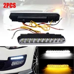 2X 30LED Daytime Running Car White Light Drl Driving Amber Turn Signal Fog Lamp. Fixed Price $16.14.