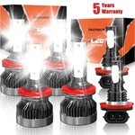 10000K Led Headlight Hi/low Beam Fog Bulbs Kit For Toyota Tacoma 2016-2023. Fixed Price $32.56.